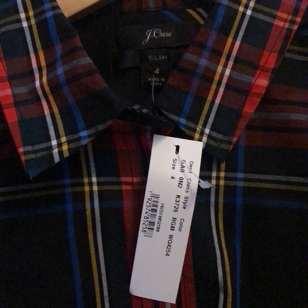 J Crew | Stewart Tartan Perfect Slim Stretch Shirt - Picture 5 of 5